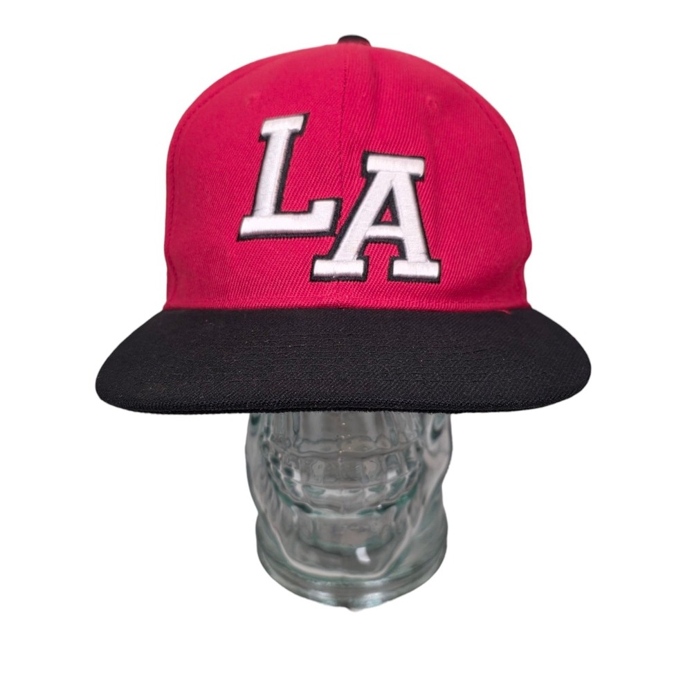 LA Los Angeles Dodgers Baseball Hat Snapback Adjustable Red Black